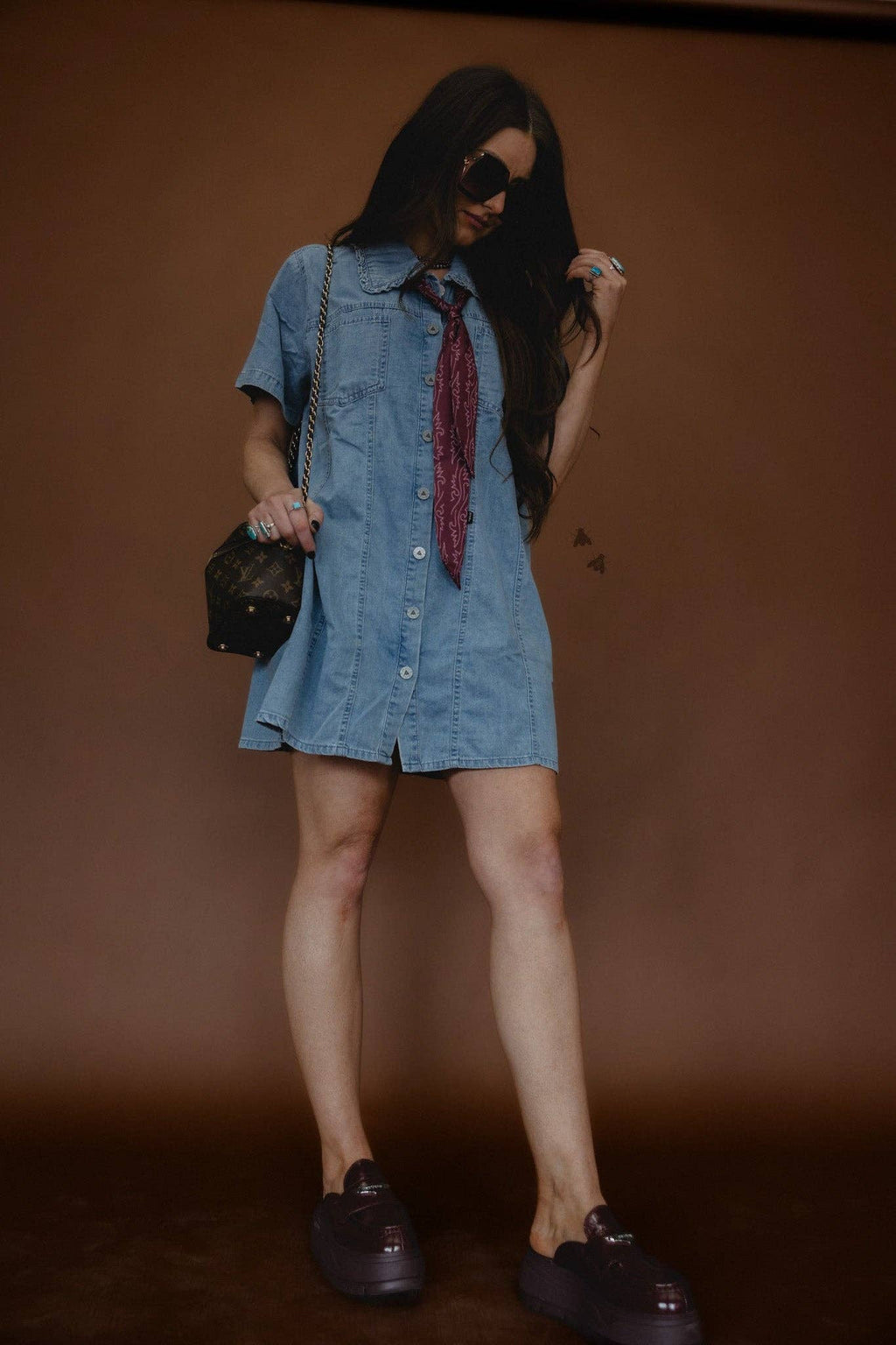 Rodeo Muse Denim Shirt Dress
