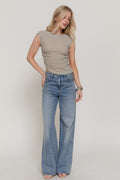 Sage Veil Lace Top