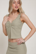 Sage Muse Lace Midi Set