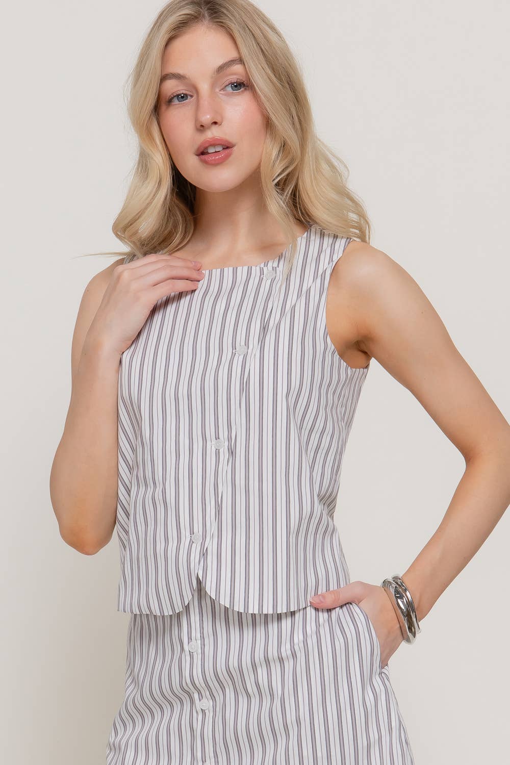 Poplin Vest
