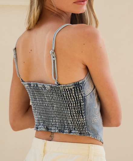 Paisley Bandana Top