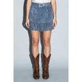 Star Fringe Mini Skirt