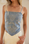 Paisley Bandana Top